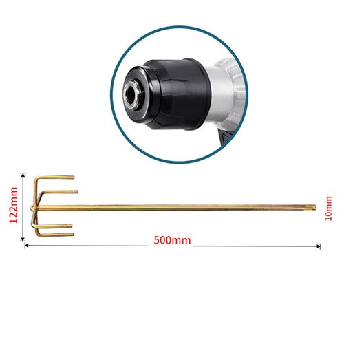 Cement mixing rod - cement, mud