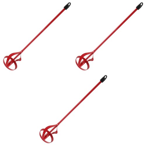 3pcs red steel mixing rods - mixing,