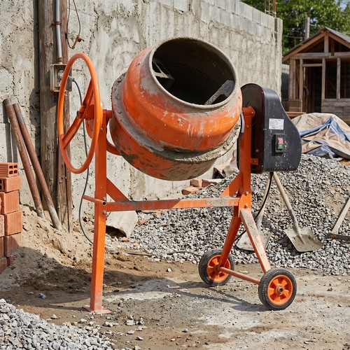 Cement concrete mixer electric - mixer,