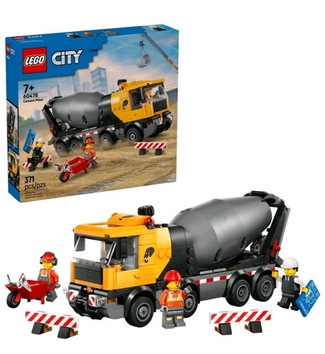 Lego city cement mixer - cement,