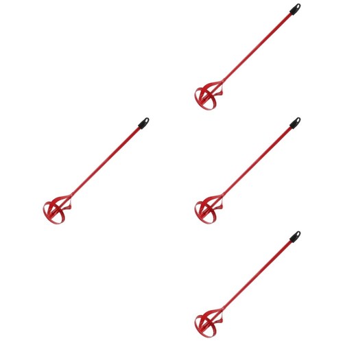 4pcs steel drill mixer - steel, rods