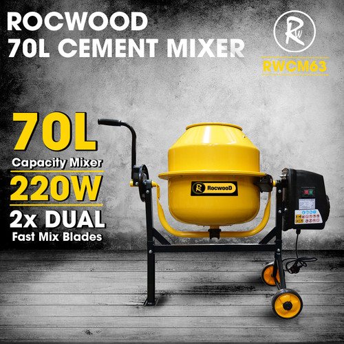Cement mixer electric - mixer, 70l