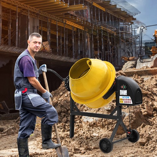Electric drum mortar plaster - electric,