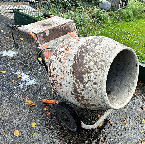 Belle wheeled cement mixer - cement,